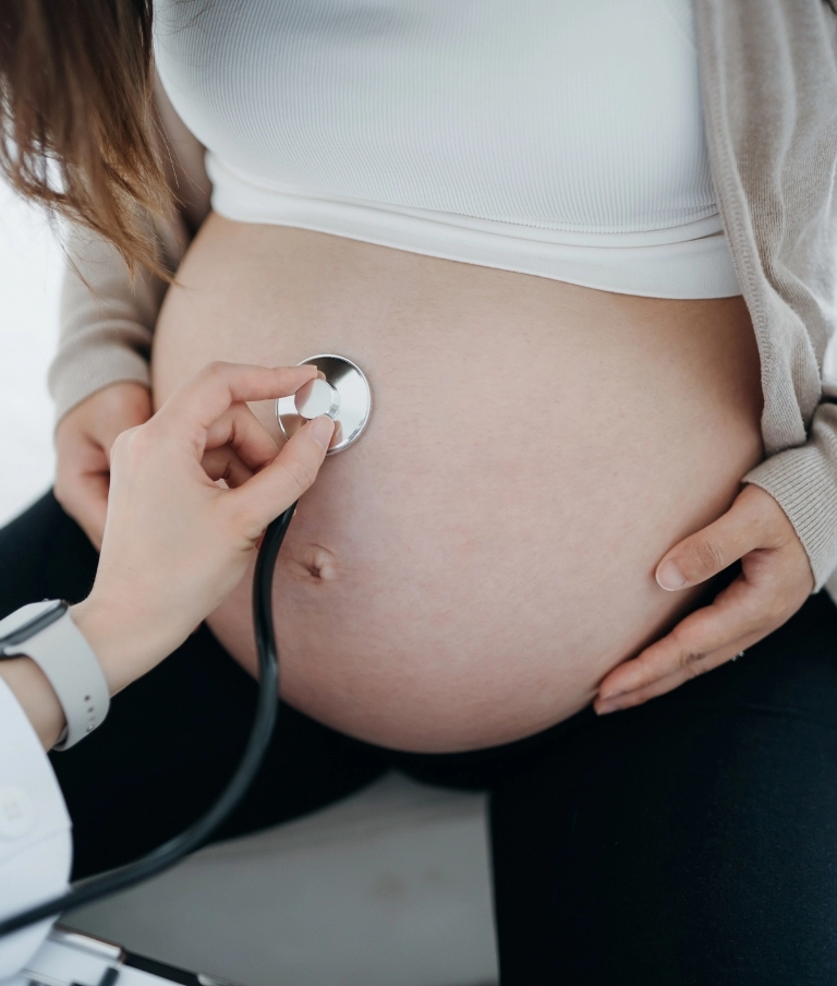 Badana kobieta w ciąży
